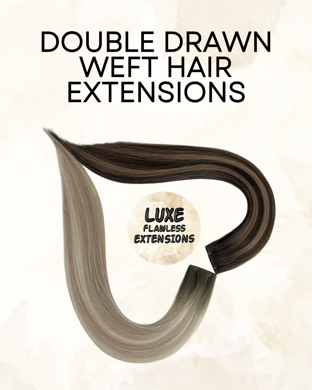 Double Drawn Weft Hair